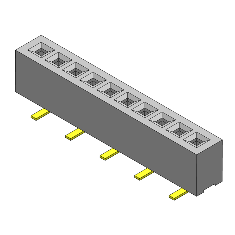 P/H1.0mm 單排排母CC118